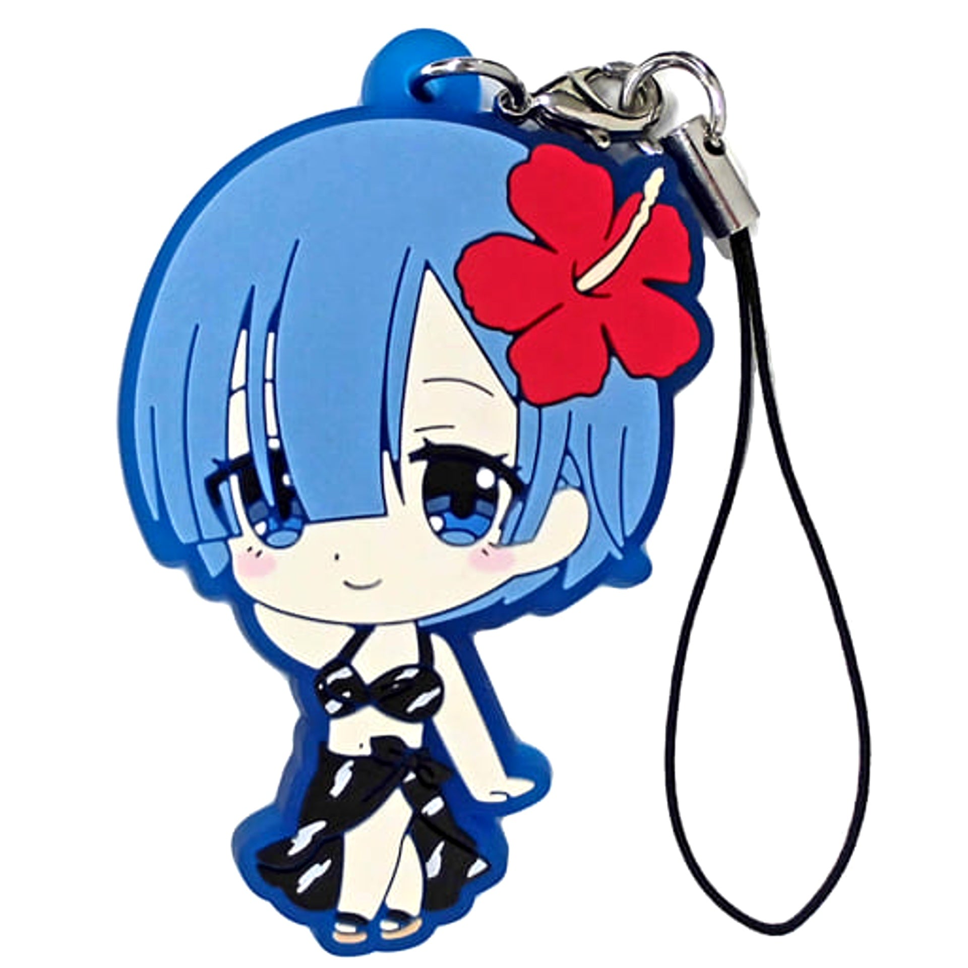 Re:ZERO -Starting Life in Another World- Rem Pareo Rem ga Ippai Rubber Charm Vol.4 Summer Ver. Keychains [USED]