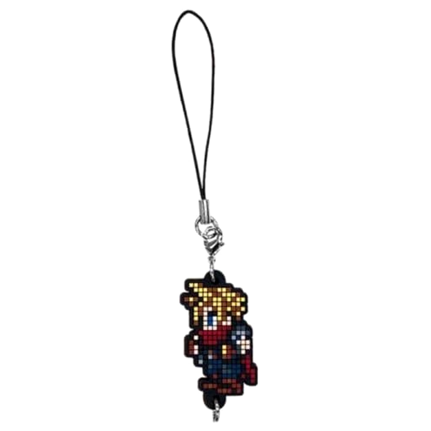 Kingdom Hearts Cloud Dot Rubber Strap Keychains [USED]