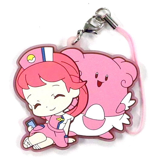 Pokemon Center Lady & Blissey Pokemon Rubber Strap Collection Pokemon Trainers Pokemon Center Limited [USED]