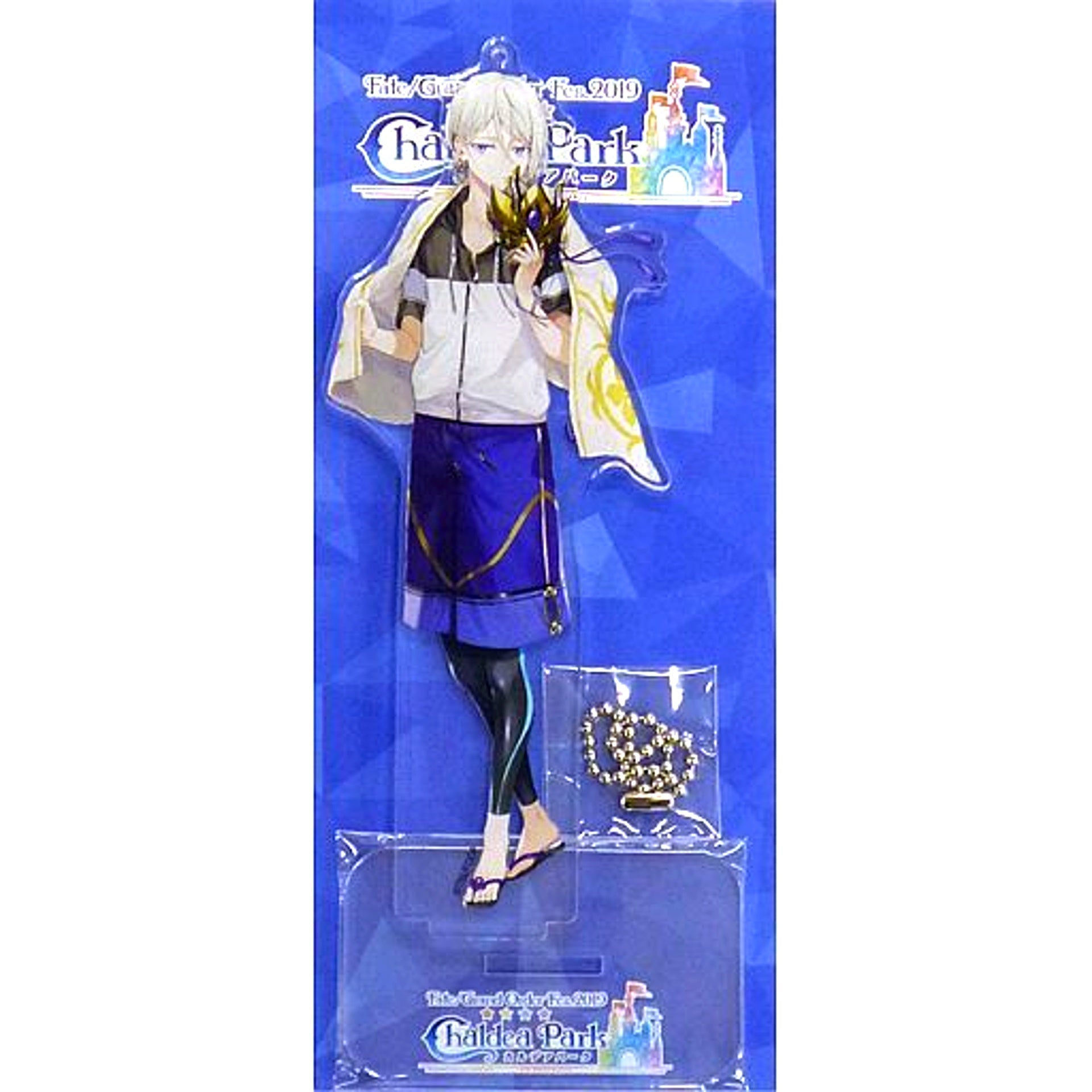 Saber Prince of Lan Ling Illustration Acrylic Mascot Luluhawa Island Fate/Grand Order Fes 2019 Chaldea Park [USED]