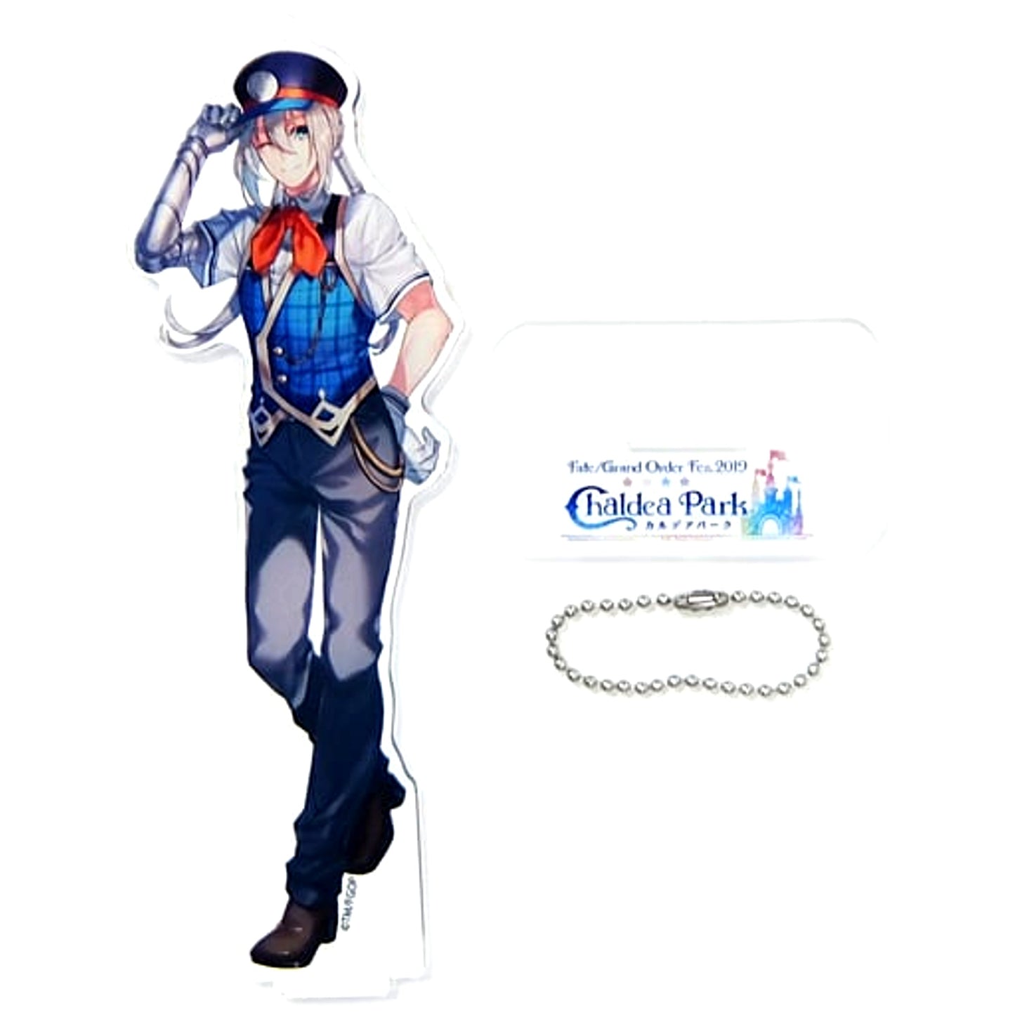 Saber Bedivere Fate/Grand Order Drawn Illustration Acrylic Mascot Park Staff Fes 2019 Chaldea Park [USED]