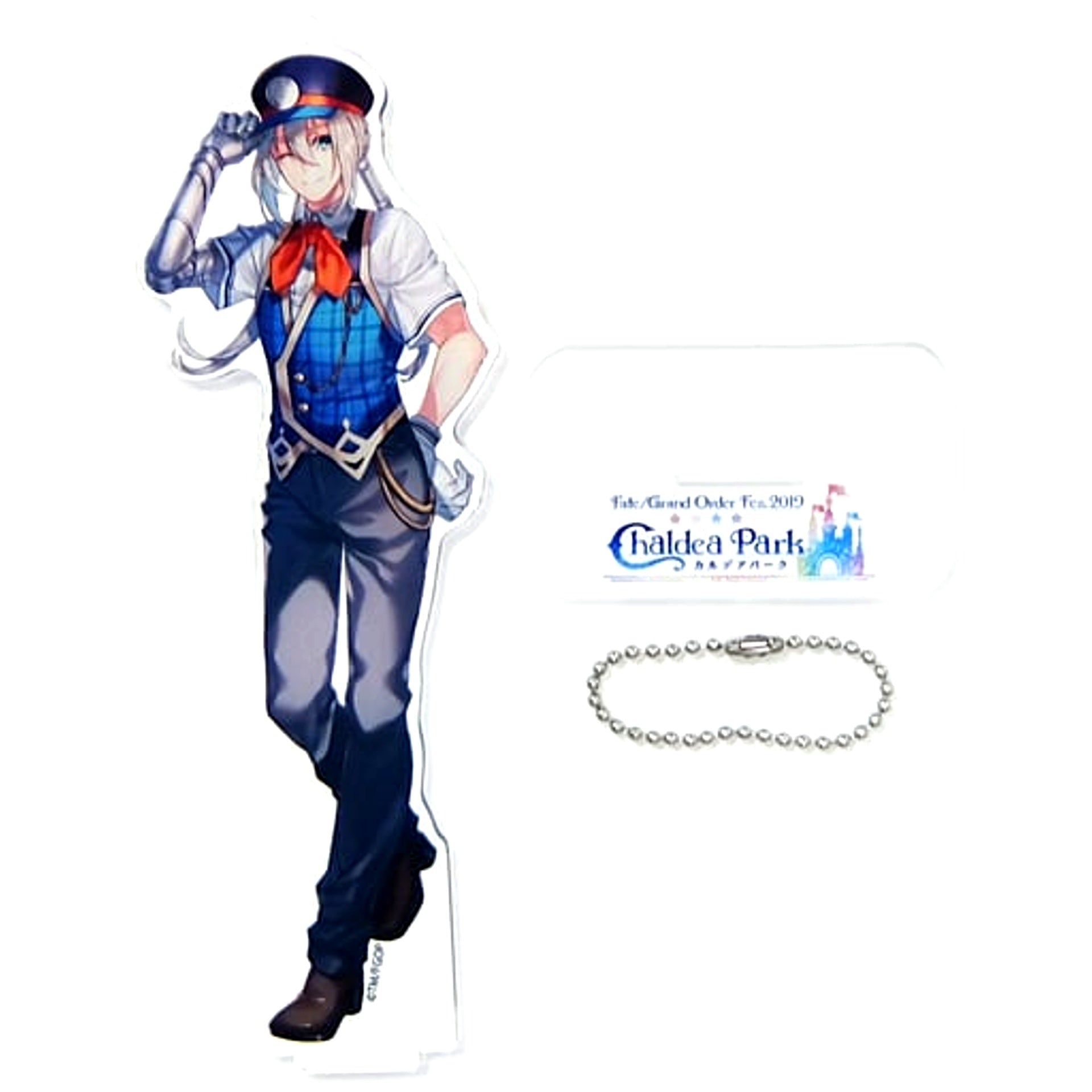 Saber Bedivere Fate/Grand Order Drawn Illustration Acrylic Mascot Park Staff Fes 2019 Chaldea Park [USED]