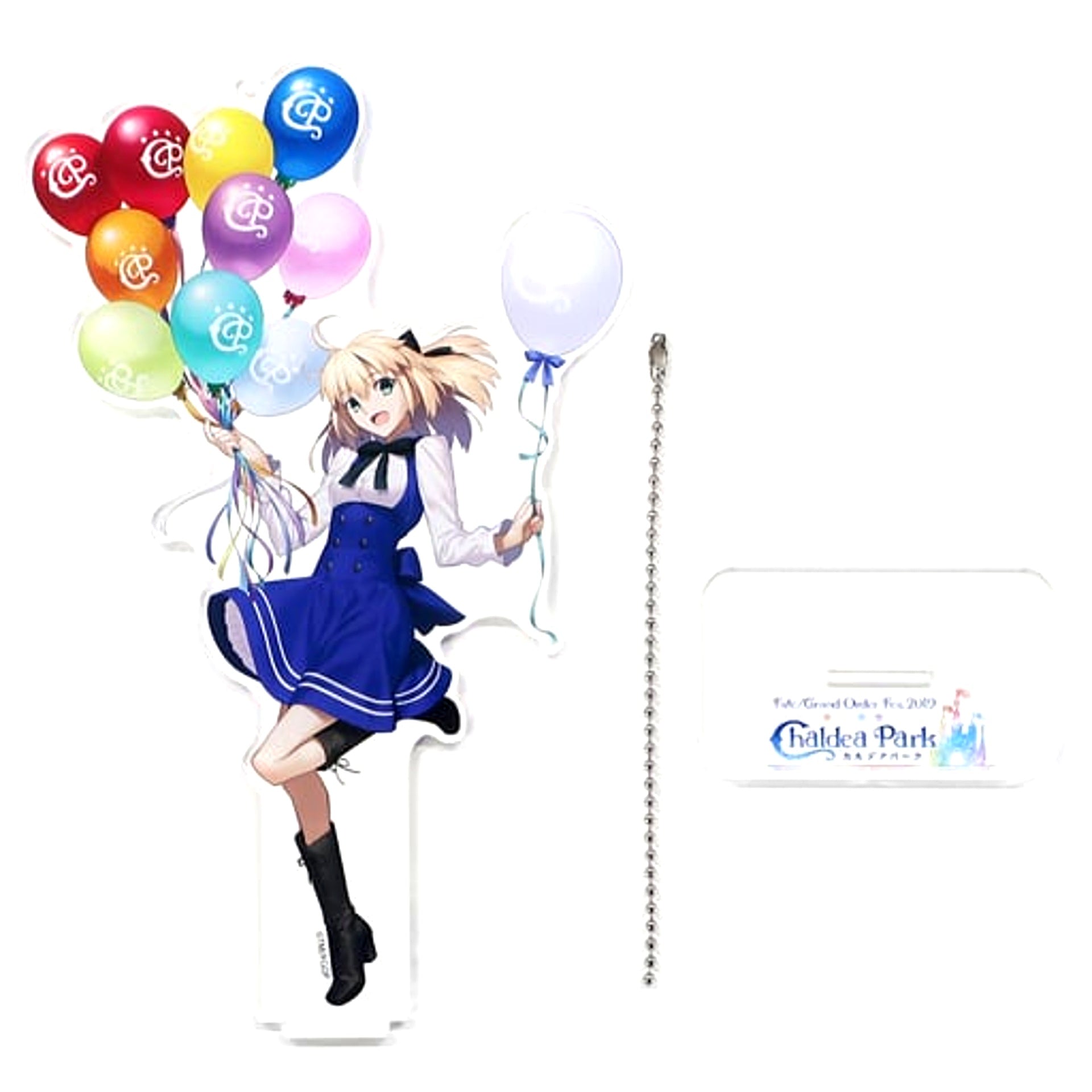 Saber Artoria Pendragon Lily Fate/Grand Order Drawn Illustration Acrylic Mascot Park Staff Fes 2019 Chaldea Park [USED]