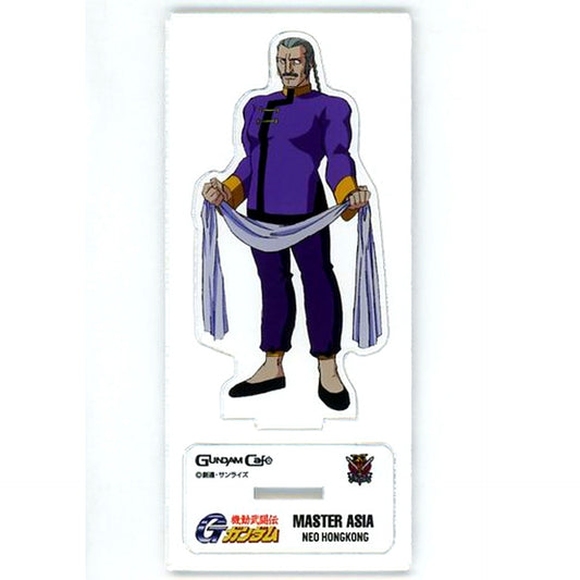 Master Asia Mobile Fighter G Gundam Acrylic Stand Gundam Cafe Limited [USED]