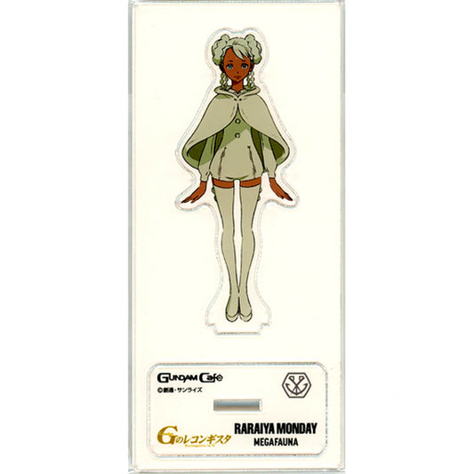 Raraiya Monday Gundam Reconguista in G Acrylic Stand Gundam Cafe Limited [USED]