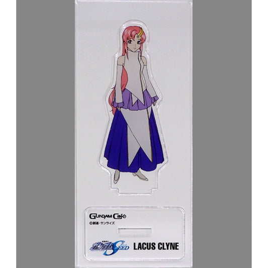 Lacus Clyne Mobile Suit Gundam SEED Acrylic Stand GUNDAM Cafe Ltd [USED]