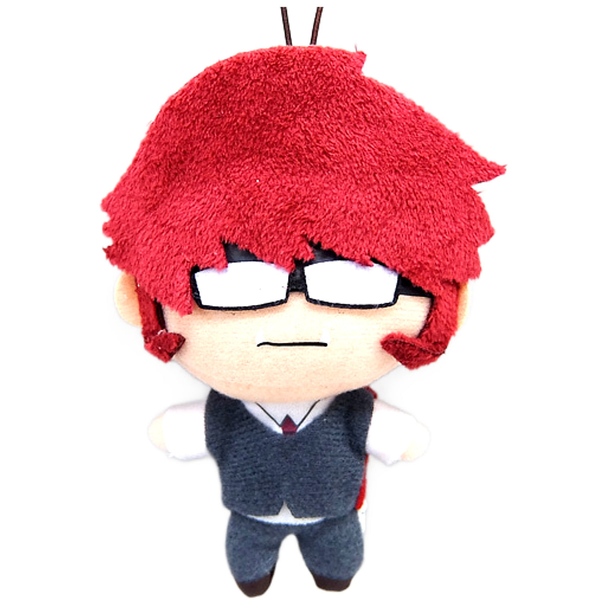 Blood Blockade Battlefront & Beyond Klaus Von Reinherz Chibi Mascot Stuffed Toy Keychains [USED]