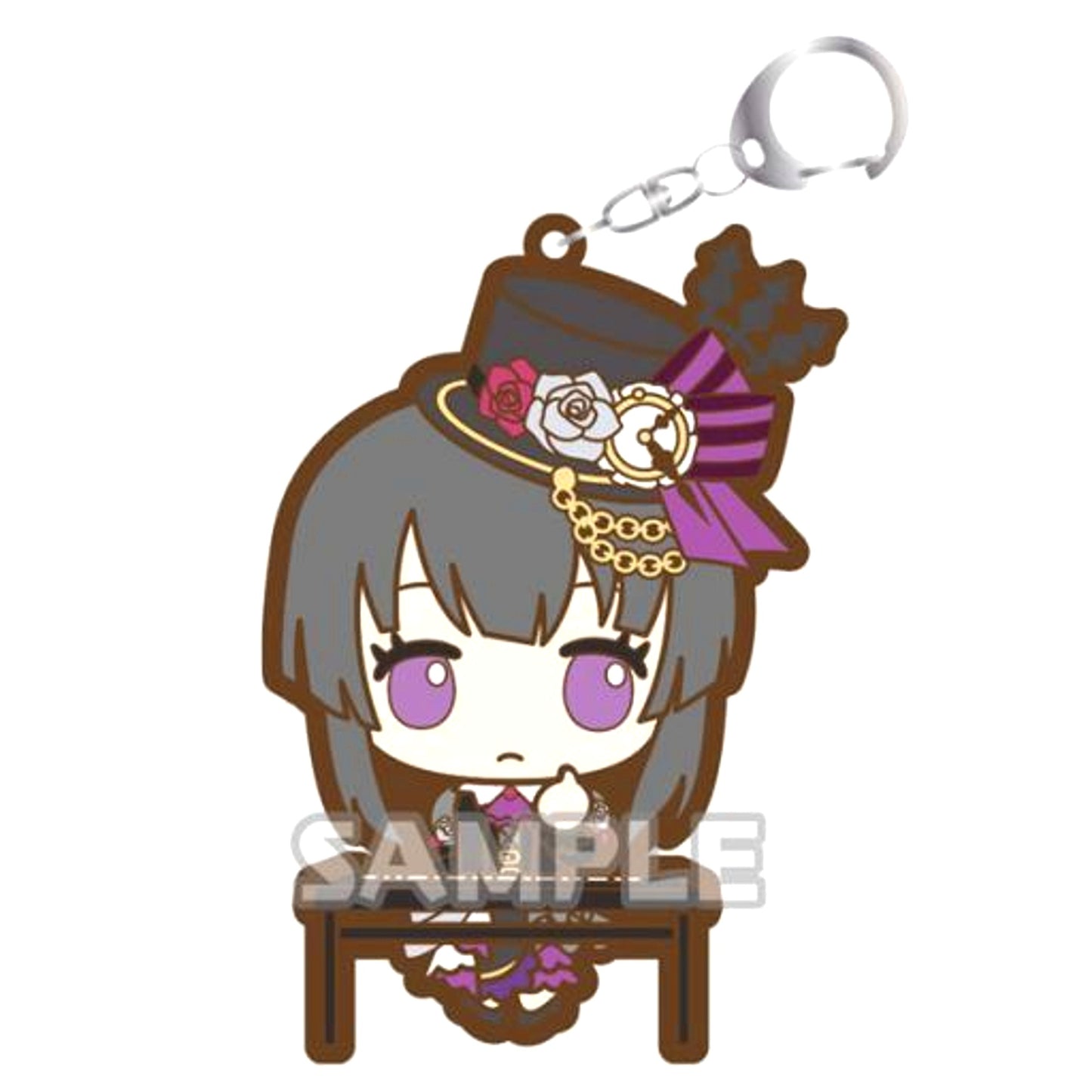 Rinko Shirokane Sanrio Party ver. BanG Dream! Girls Band Party! Rubber Keychain [USED]