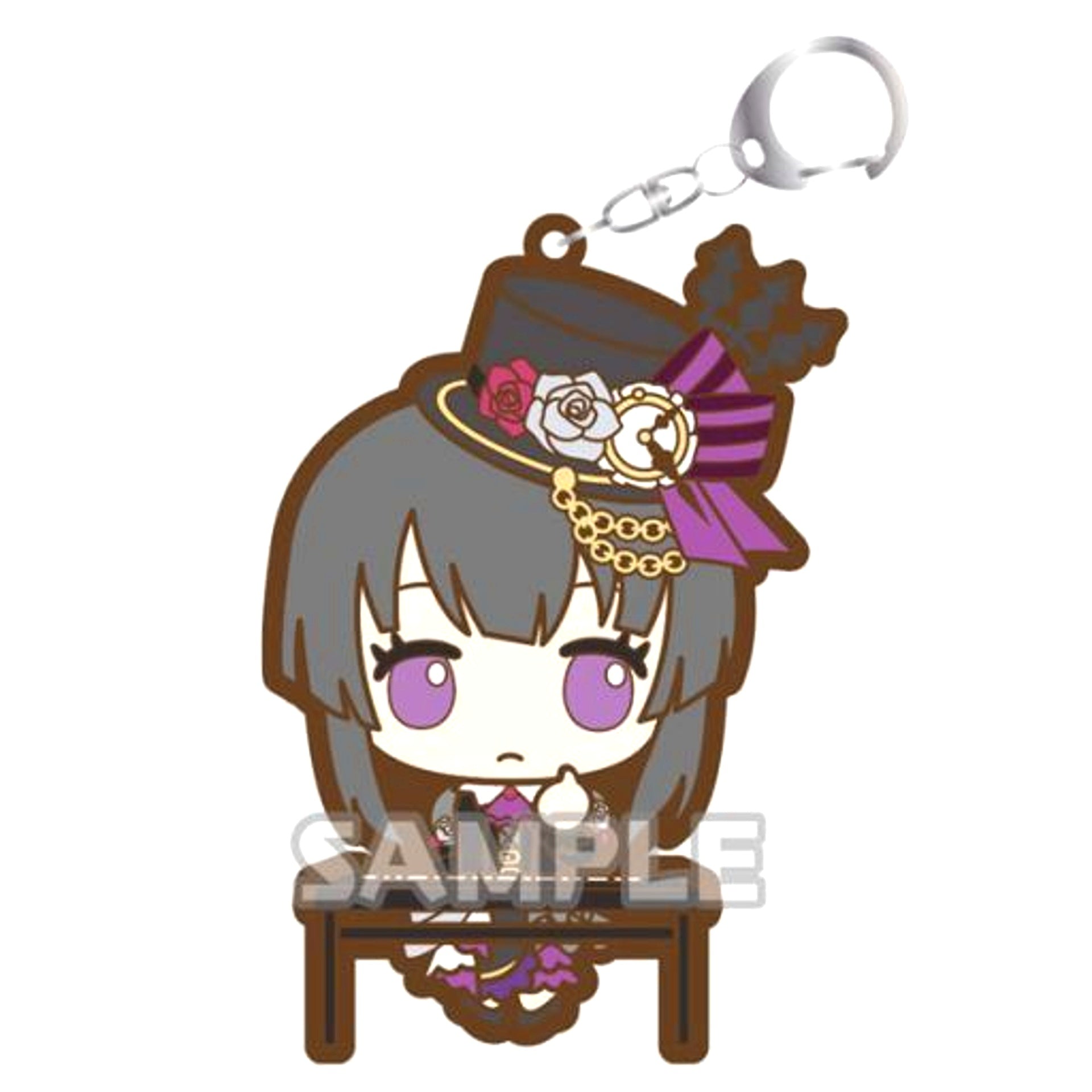 Rinko Shirokane Sanrio Party ver. BanG Dream! Girls Band Party! Rubber Keychain [USED]