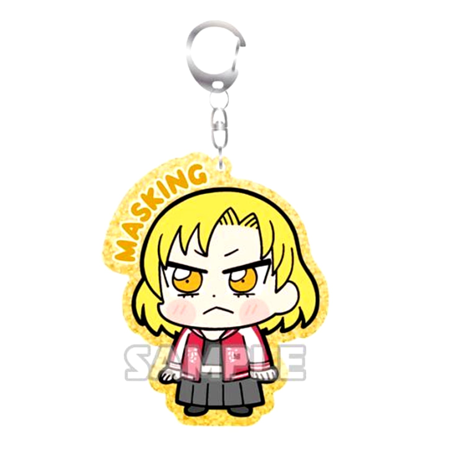 Masking BanG Dream! Girls Band Party! Kiratto Acrylic Keychain Bukubu Okawa x BanG Dream! [USED]