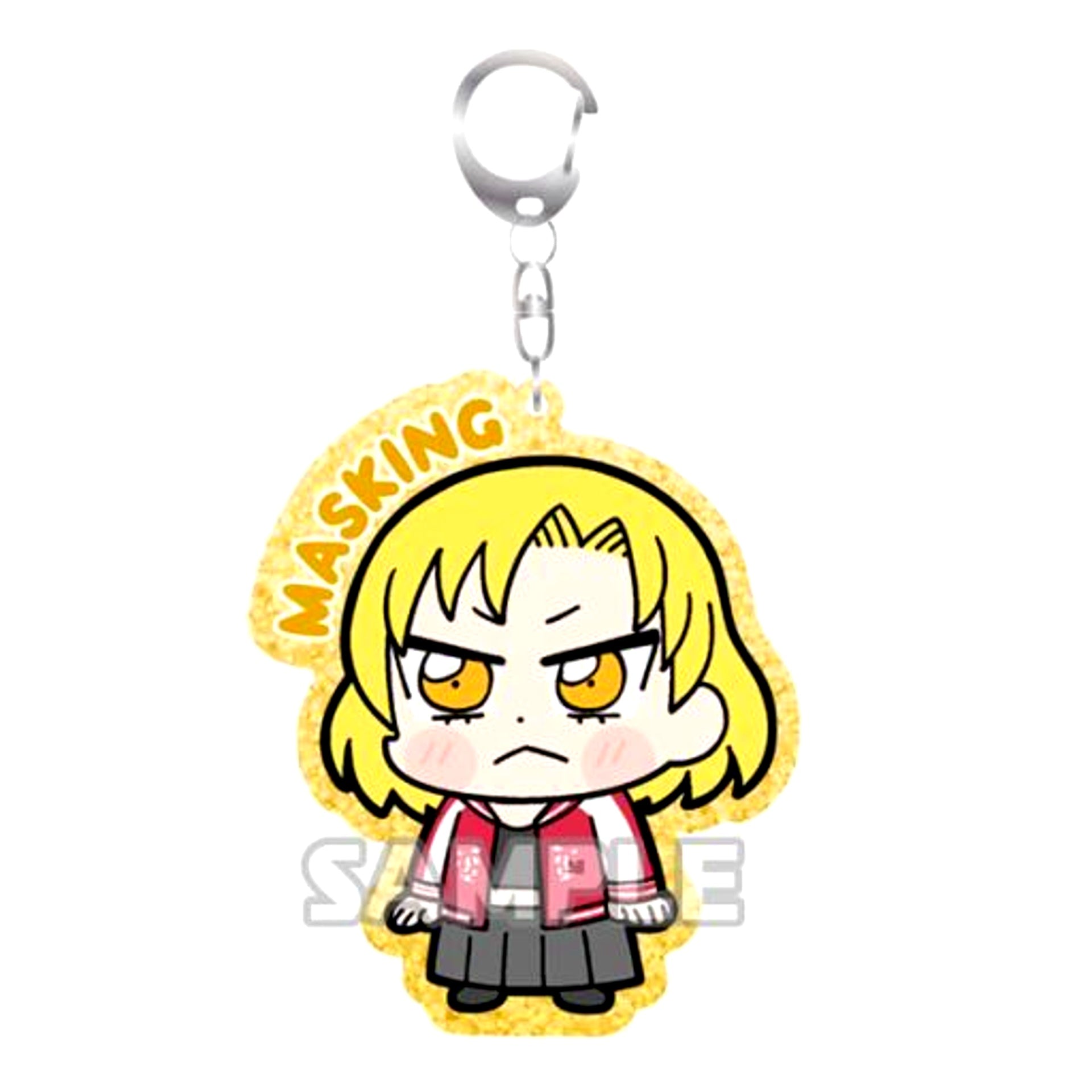 Masking BanG Dream! Girls Band Party! Kiratto Acrylic Keychain Bukubu Okawa x BanG Dream! [USED]