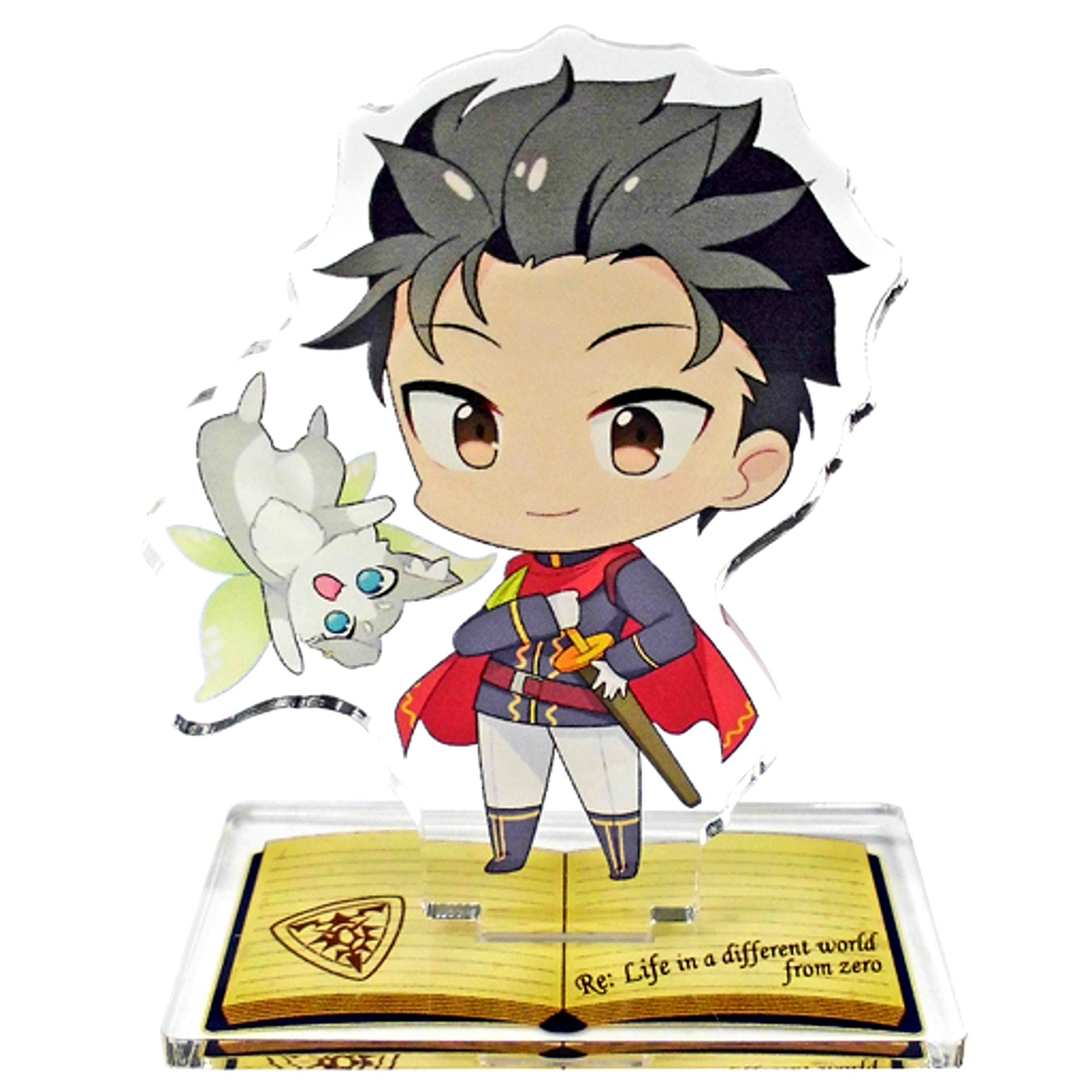 Subaru Natsuki Fairy Tale Ver. Acrylic Mini Stand Re:Zero - Starting Life in Another World The Frozen Bond Campaign Goods Sega [USED]