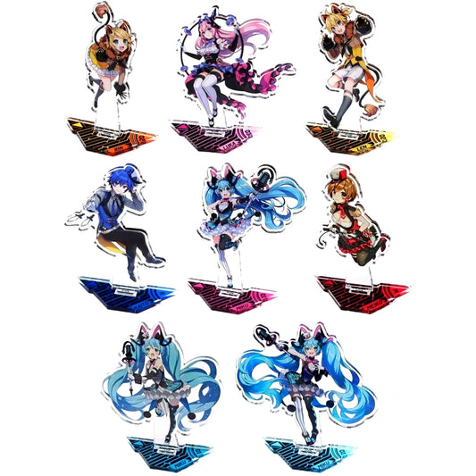 Set of 8 Hatsune Miku Magical Mirai 2019 Trading Acrylic Stand [USED]