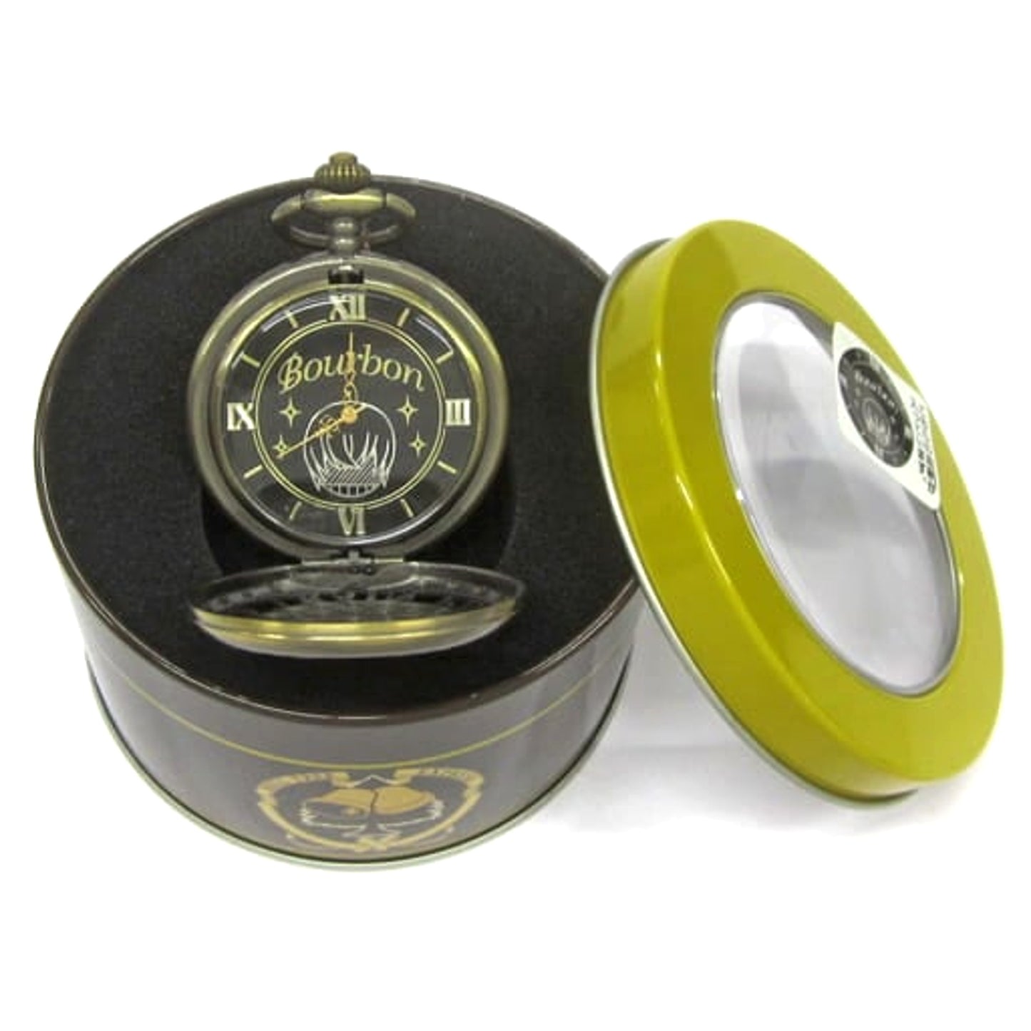 Detective Conan Bourbon Premium Pocket Watch Black Express Mystery Train [USED]