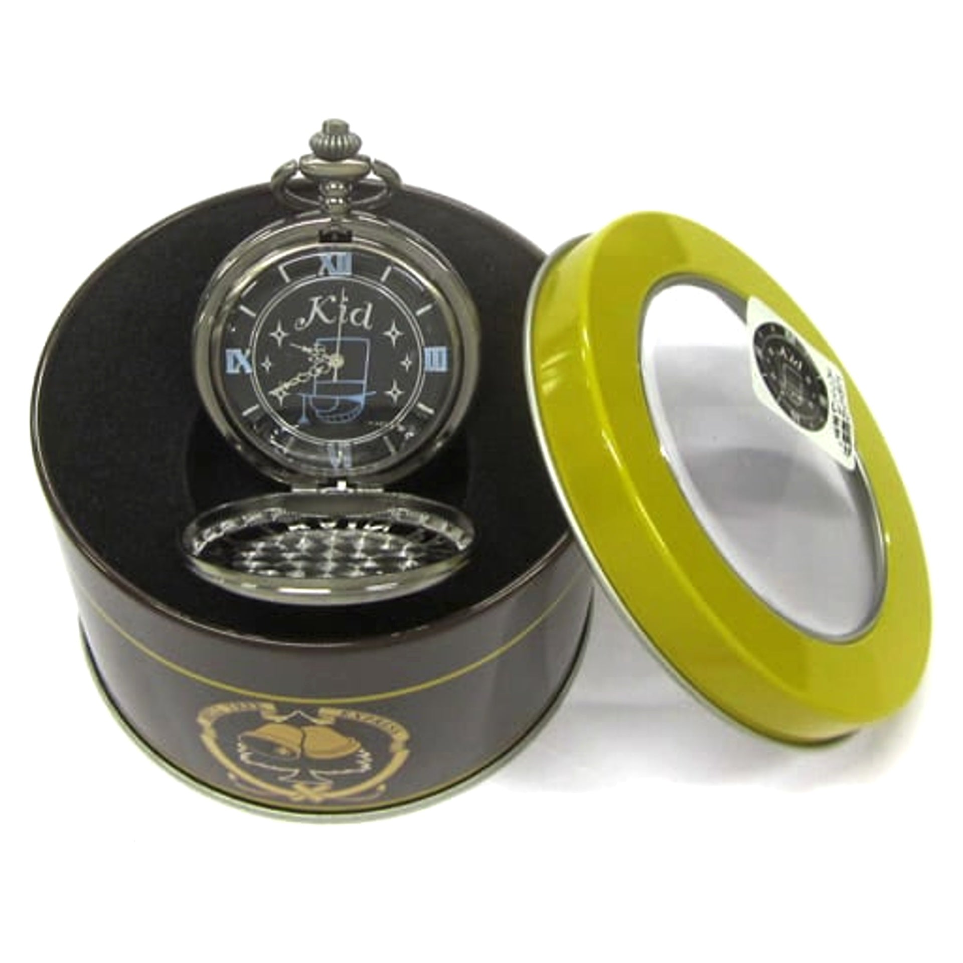 Detective Conan Kaito Kid Premium Pocket Watch Black Express Mystery Train [USED]