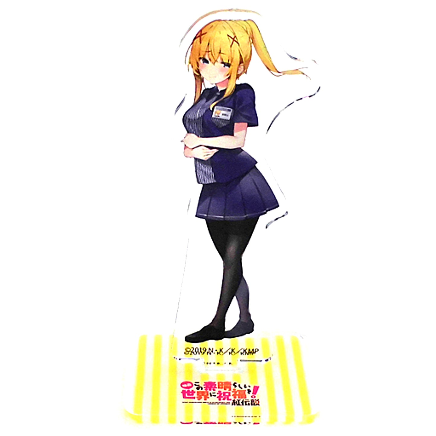 Darkness Loppi Ltd Acrylic Stand Bonus Item for Movie KonoSuba: God's Blessing on this Wonderful World! Legend of Crimson Lawson Ltd MubiTike Card [USED]
