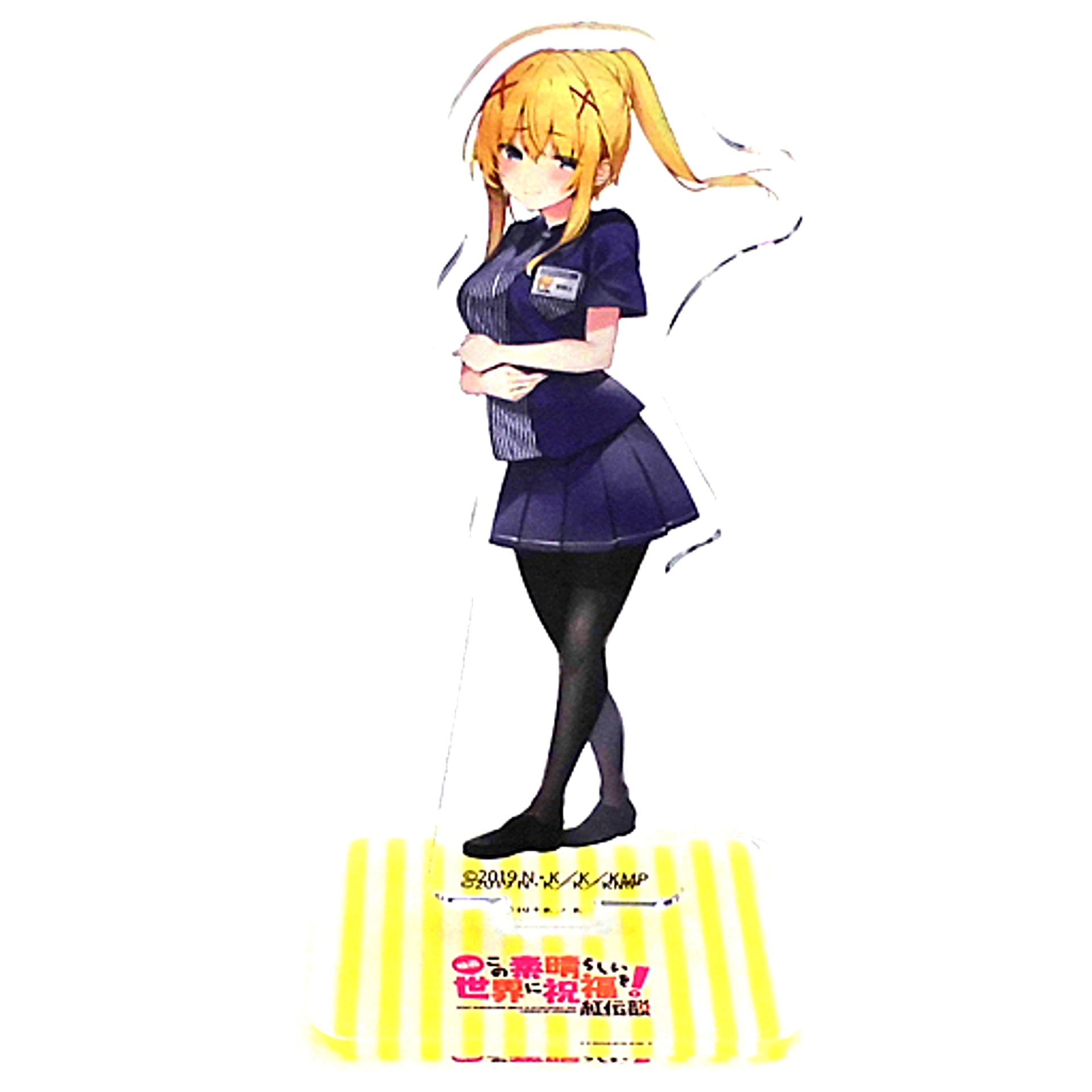 Darkness Loppi Ltd Acrylic Stand Bonus Item for Movie KonoSuba: God's Blessing on this Wonderful World! Legend of Crimson Lawson Ltd MubiTike Card [USED]