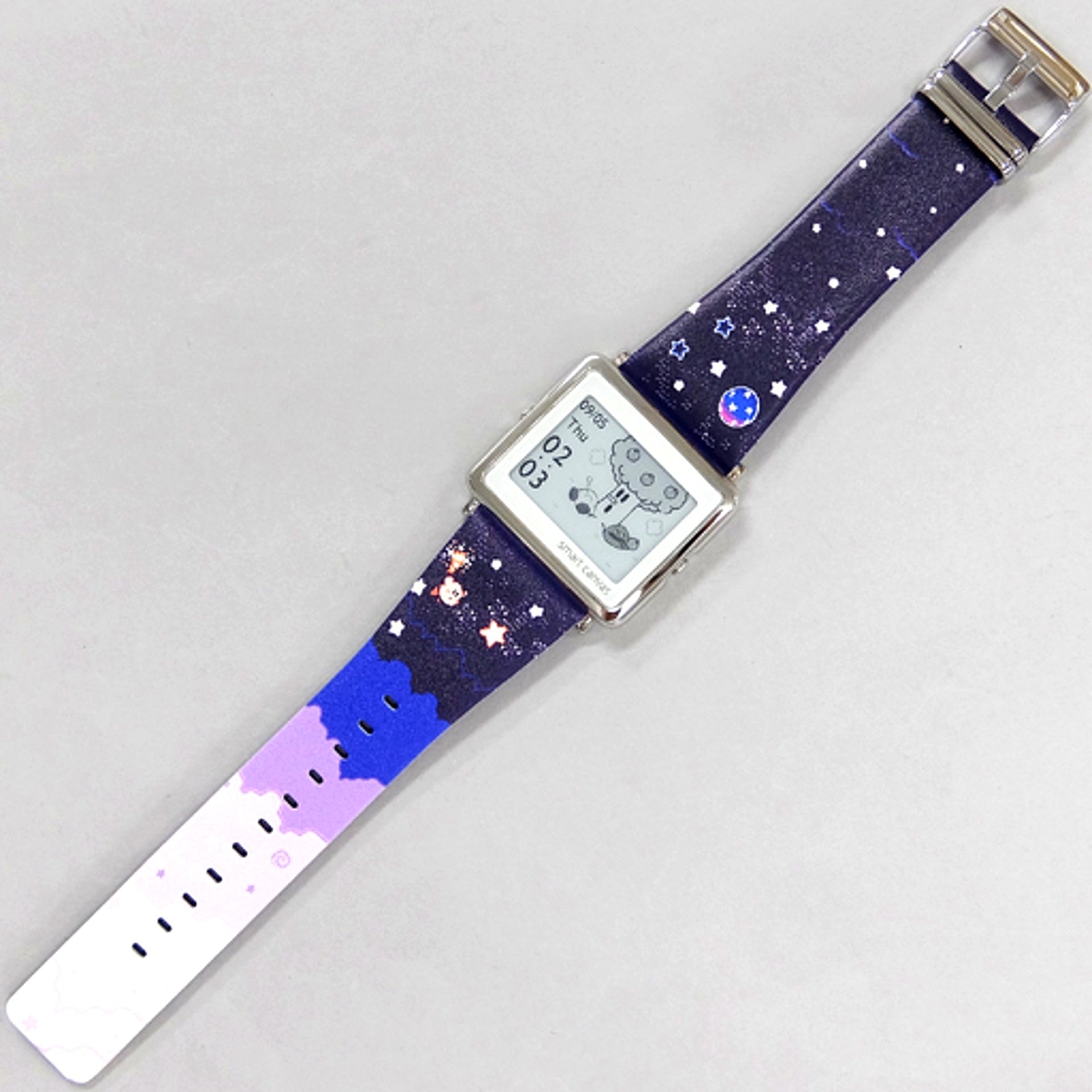 Fountain of Dreams Pattern Kirby of the Stars x Smart Canvas Digital Wristwatch [USED]
