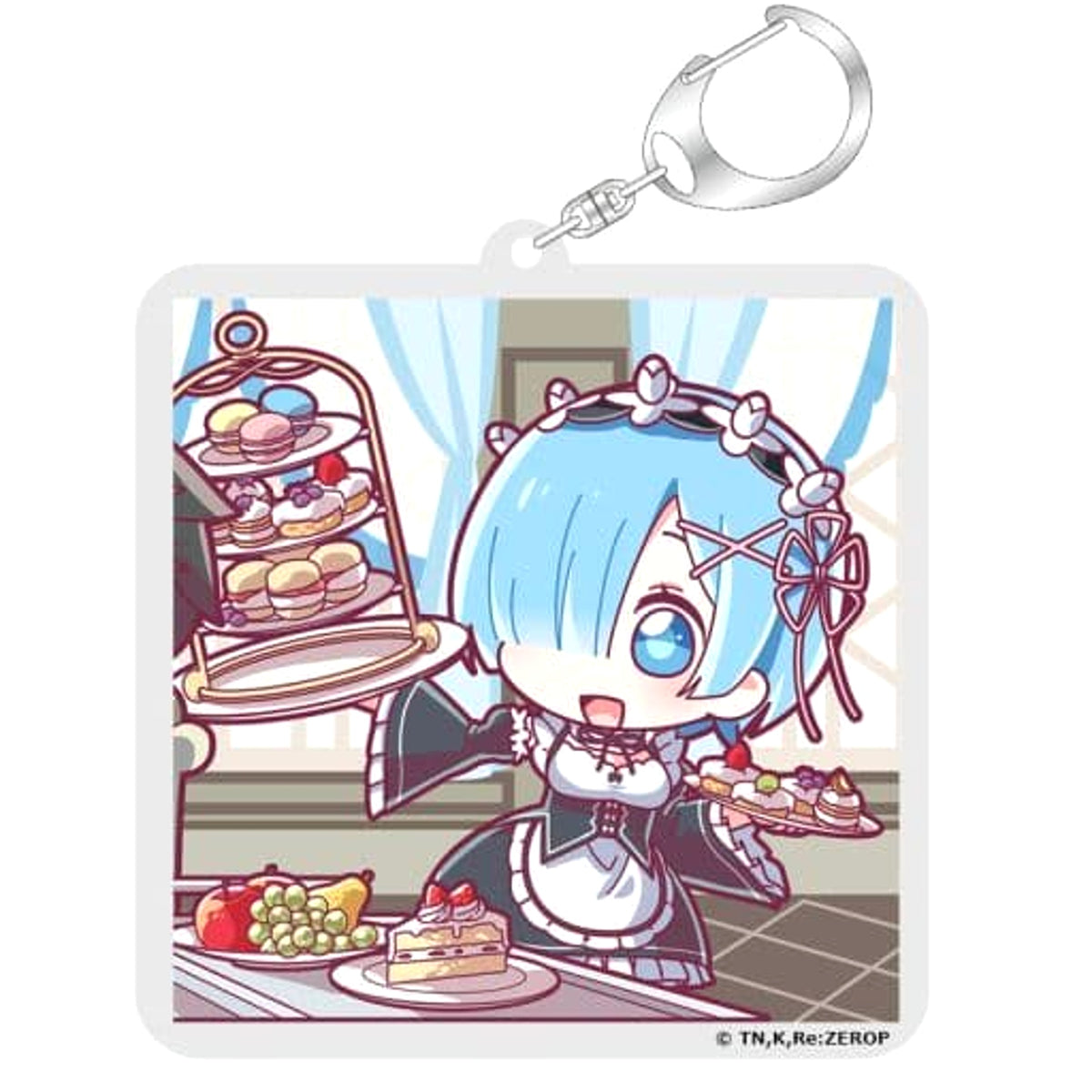 Re:ZERO -Starting Life in Another World- Rem One Scene Acrylic Keychain Keychains [USED]