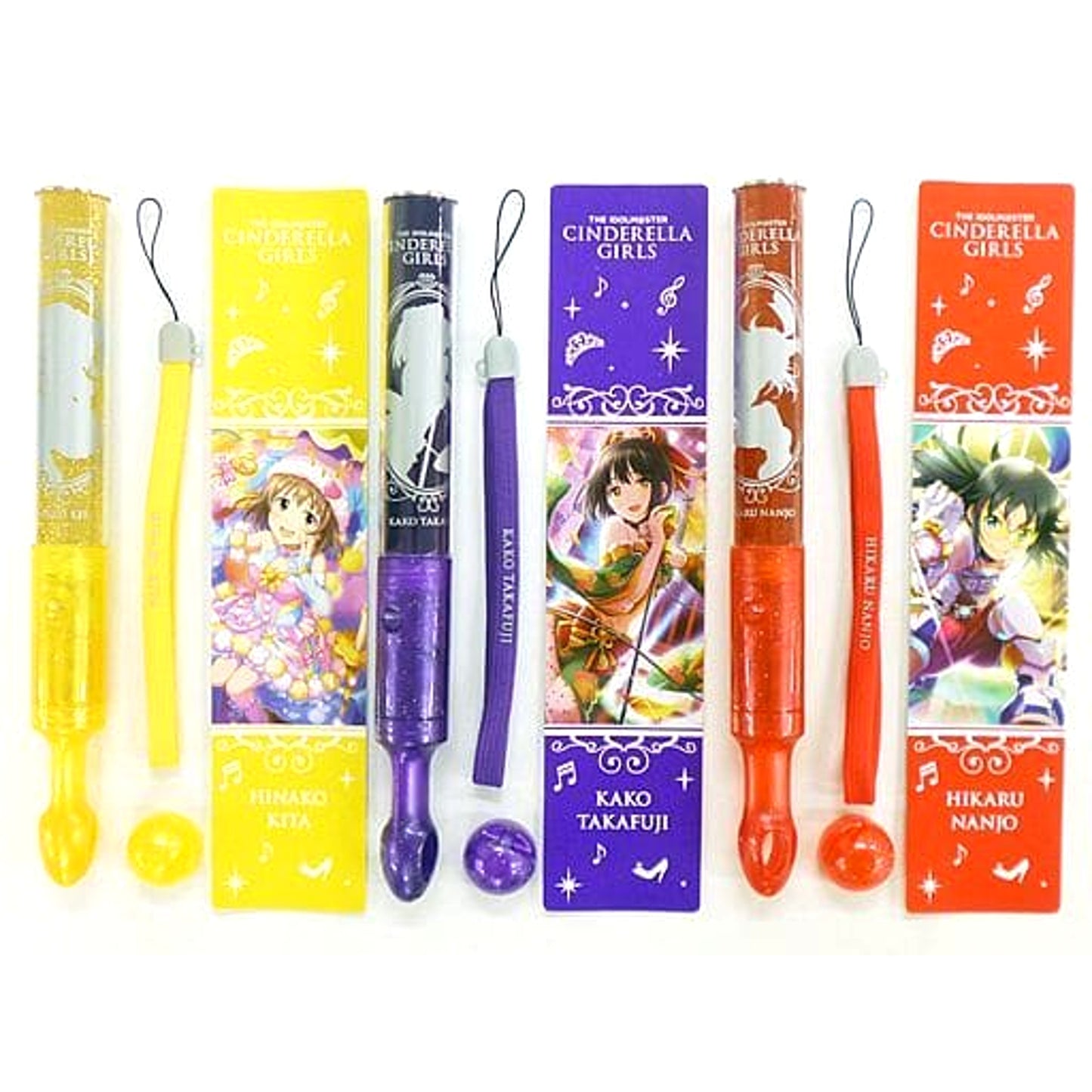 THE IDOLM@STER Cinderella Girls Kita & Others 6th Live Ver. Set of 3 Concert Light Asobi Store Limited Blu ray BOX 6thLIVE MERRY GO ROUNDOME!!! Special Edition Included Bonus [USED]