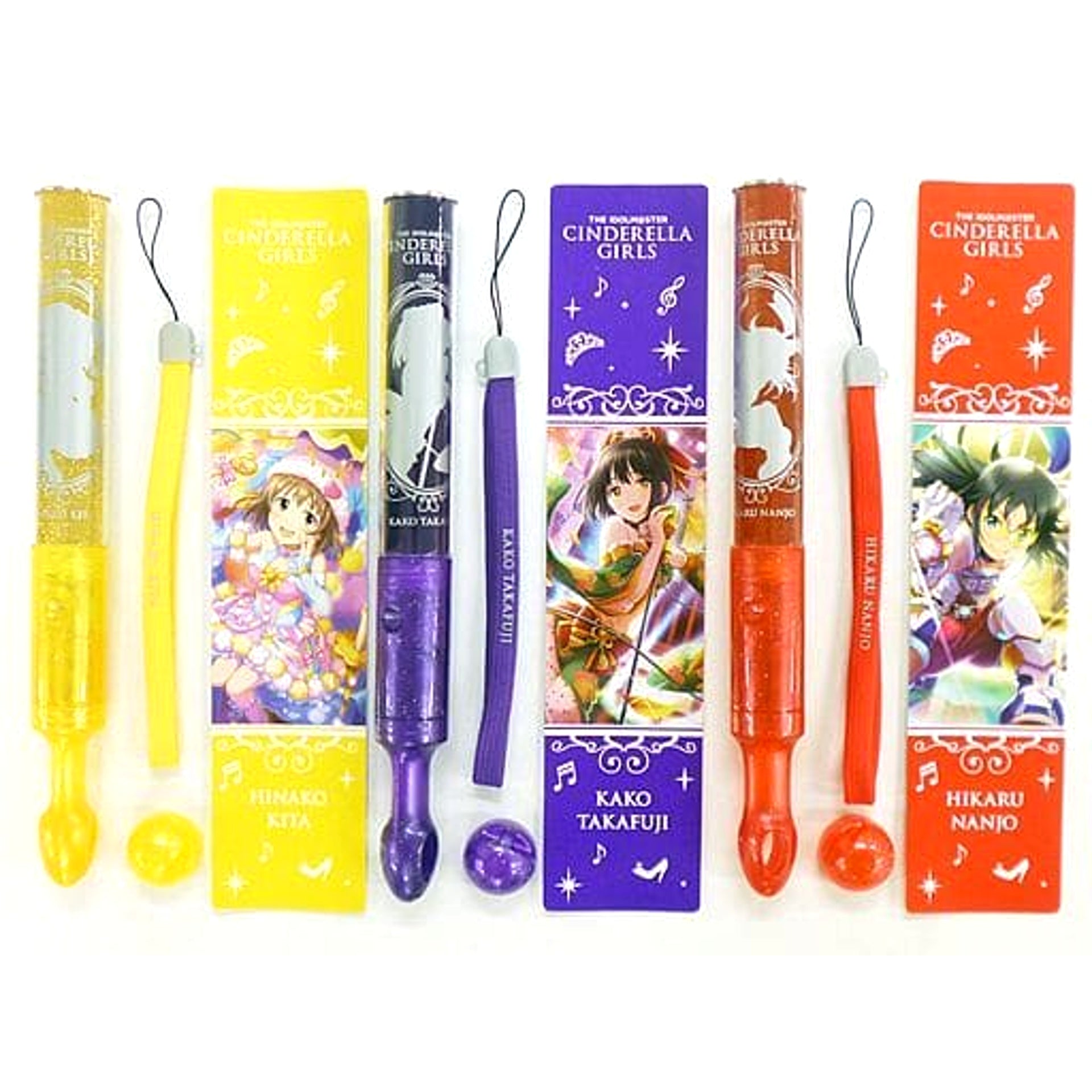 THE IDOLM@STER Cinderella Girls Kita & Others 6th Live Ver. Set of 3 Concert Light Asobi Store Limited Blu ray BOX 6thLIVE MERRY GO ROUNDOME!!! Special Edition Included Bonus [USED]
