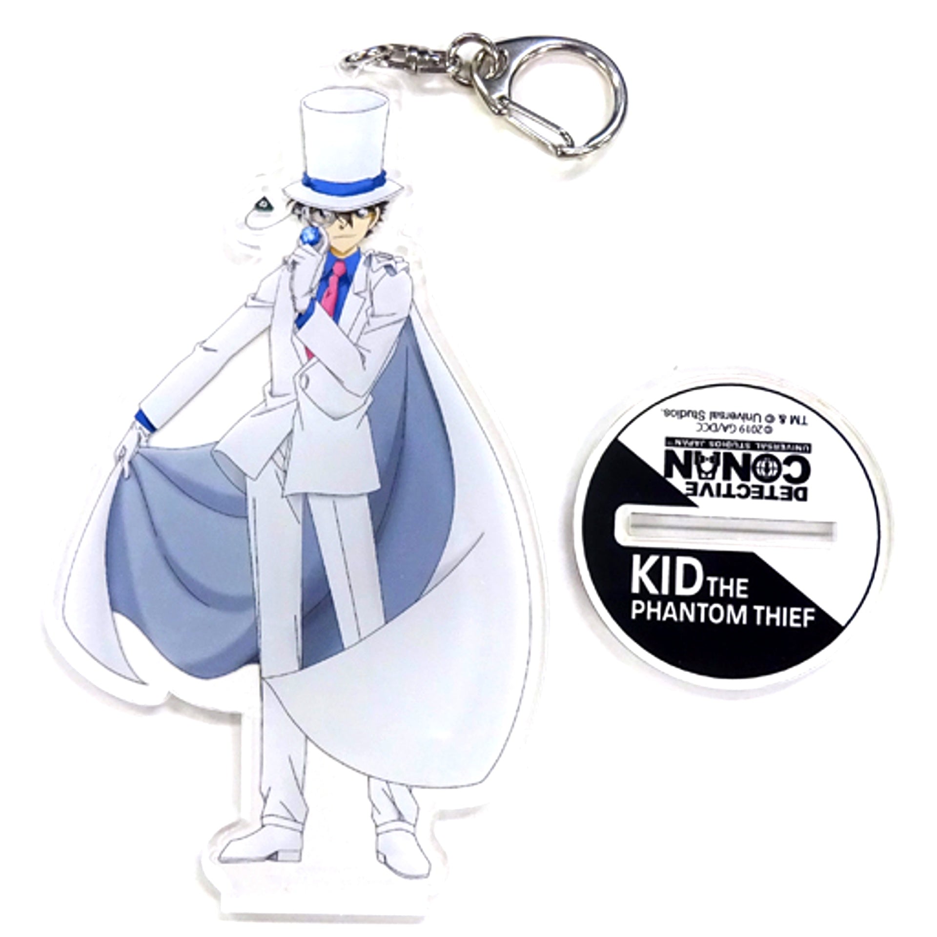 Kaito Kid Detective Conan Keychain Detective Conan World Universal Studios Japan Limited [USED]