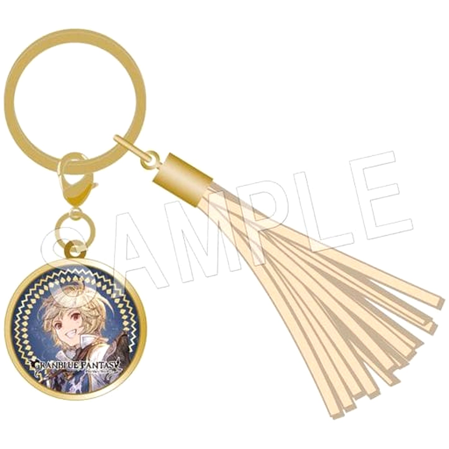 Granblue Fantasy Arthur Metal Charm with Trading Tassel Charm [USED]