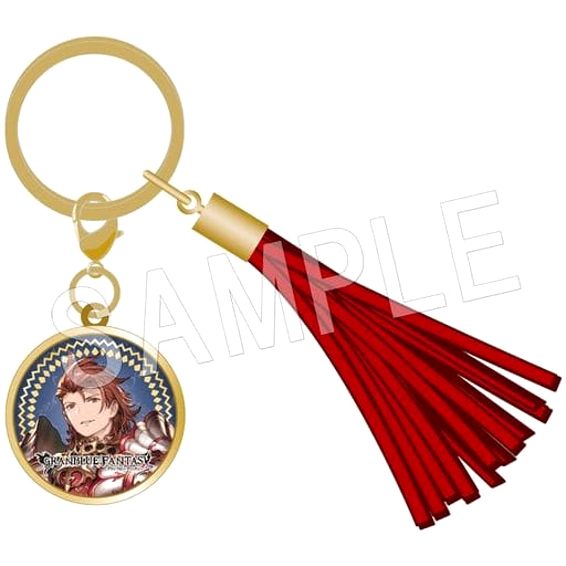 Granblue Fantasy Percival Metal Charm with Trading Tassel Charm [USED]