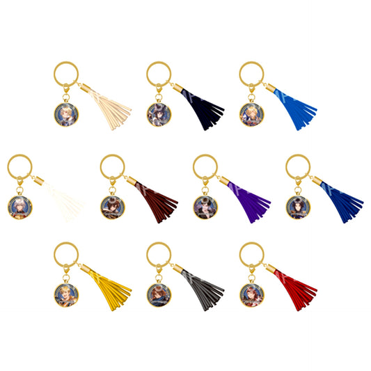 Set of 10 GRANBLUE FANTASY Trading Metal Charm with Tassel [USED]