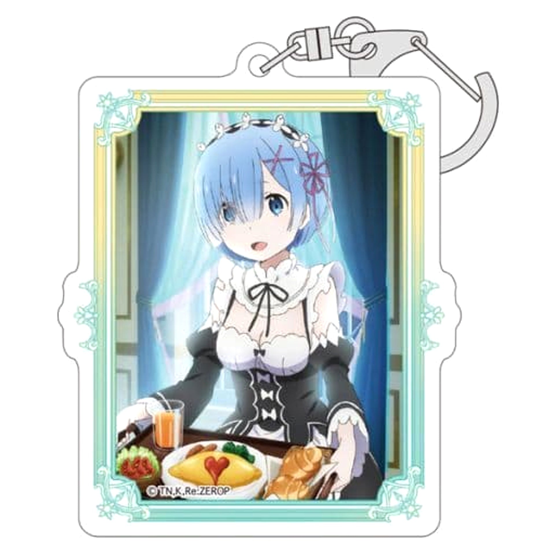 Re:ZERO -Starting Life in Another World- Rem B Acrylic Keychain Keychains [USED]