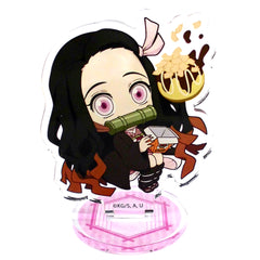 Nezuko Kamado Demon Slayer Trading Acrylic Stand Bakudanyaki Honpo [USED]