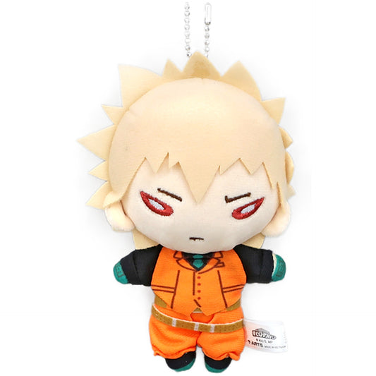 My Hero Academia Katsuki Bakugo Hero Fes Ver. Nitotan Plush Toy with Ball Chain HERO FES. Limited Keychains [USED]