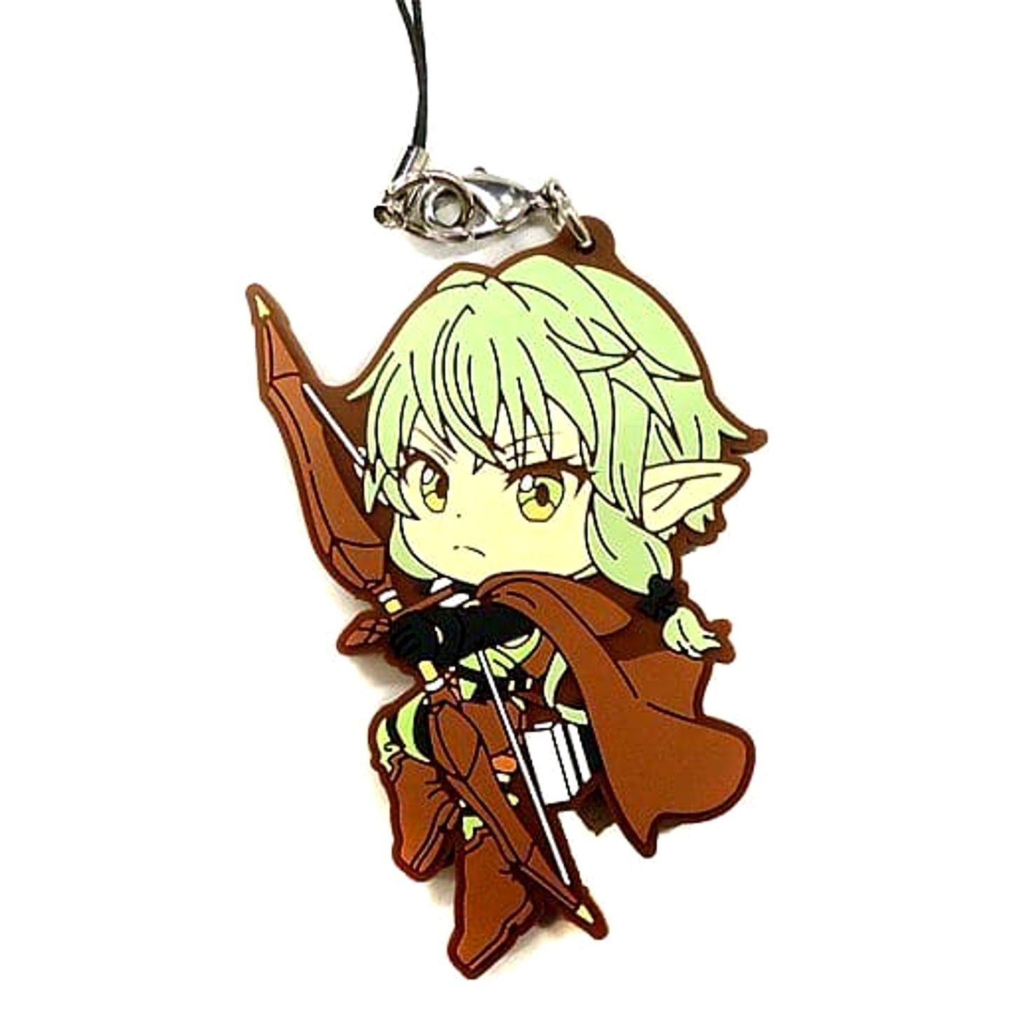 Goblin Slayer Kanatoko Elf A Ichiban Kuji Rubber Charm Kyunchara Illustrations Prize G Keychains [USED]