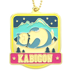 Pokemon Snorlax Ichiban Kuji Mimikkyu's Night Camp Metal Charm Prize G Charm [USED]