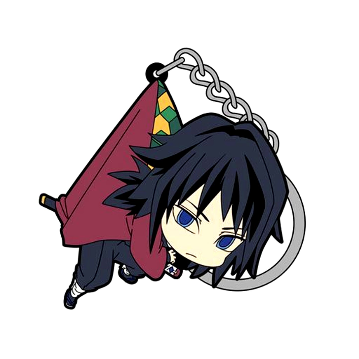 Giyu Tomioka Demon Slayer Kimetsu no Yaiba Tsumamare Keychain [USED]