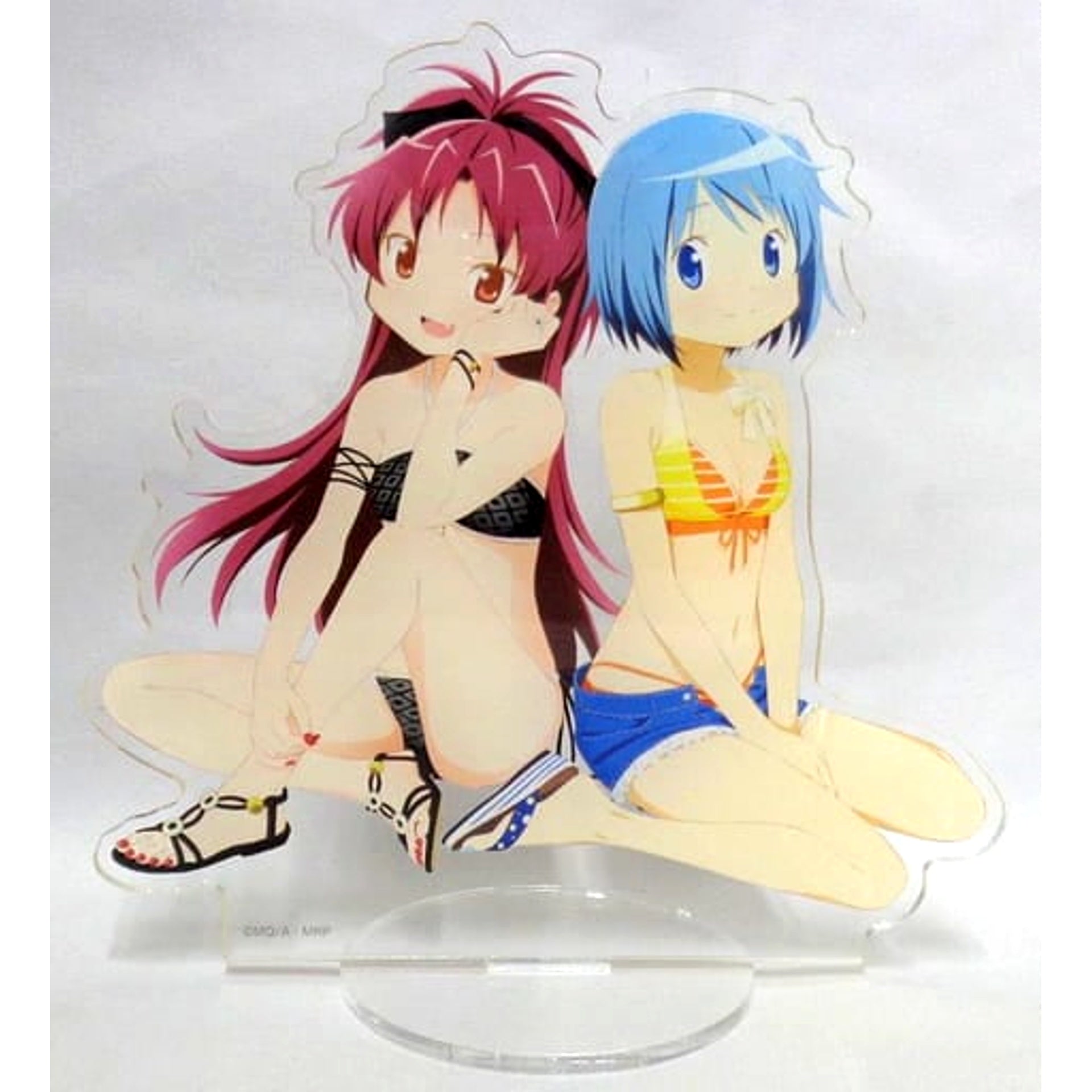 Magia Record: Puella Magi Madoka Magica Side Story Sayaka Miki Kyoko Sakura Swimsuit Ver. Acrylic Stand Magia Day 2019 Exclusive Acrylic Stands [USED]