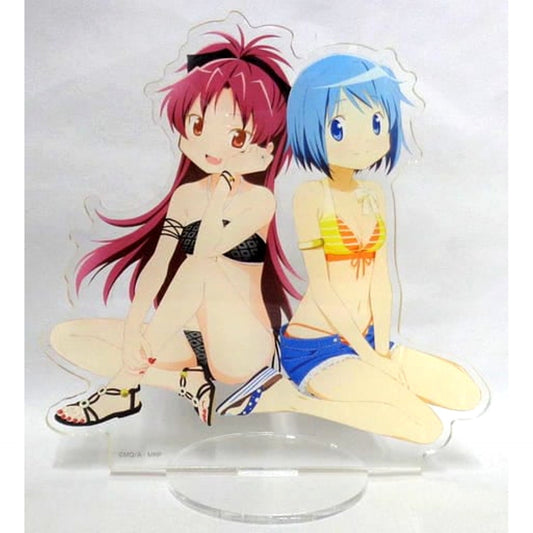 Magia Record: Puella Magi Madoka Magica Side Story Sayaka Miki Kyoko Sakura Swimsuit Ver. Acrylic Stand Magia Day 2019 Exclusive Acrylic Stands [USED]