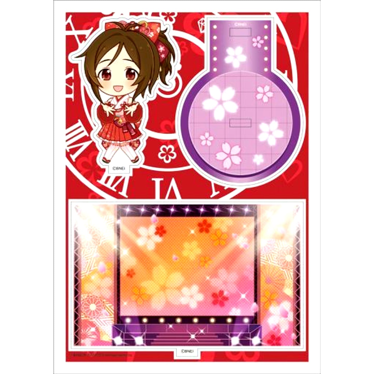 Karin Domyoji THE IDOLM@STER CINDERELLA GIRLS Acrylic Character Plate Petit 13 [USED]