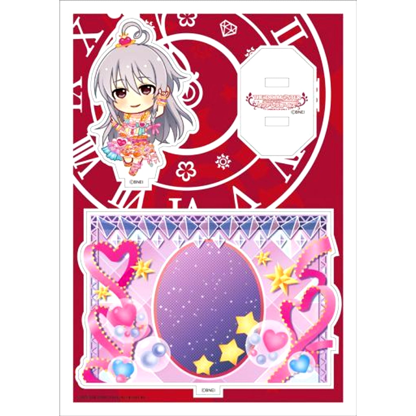 Syoko Hoshi The Idolmaster Cinderella Girls Acrylic Character Plate Puchi 13 [USED]