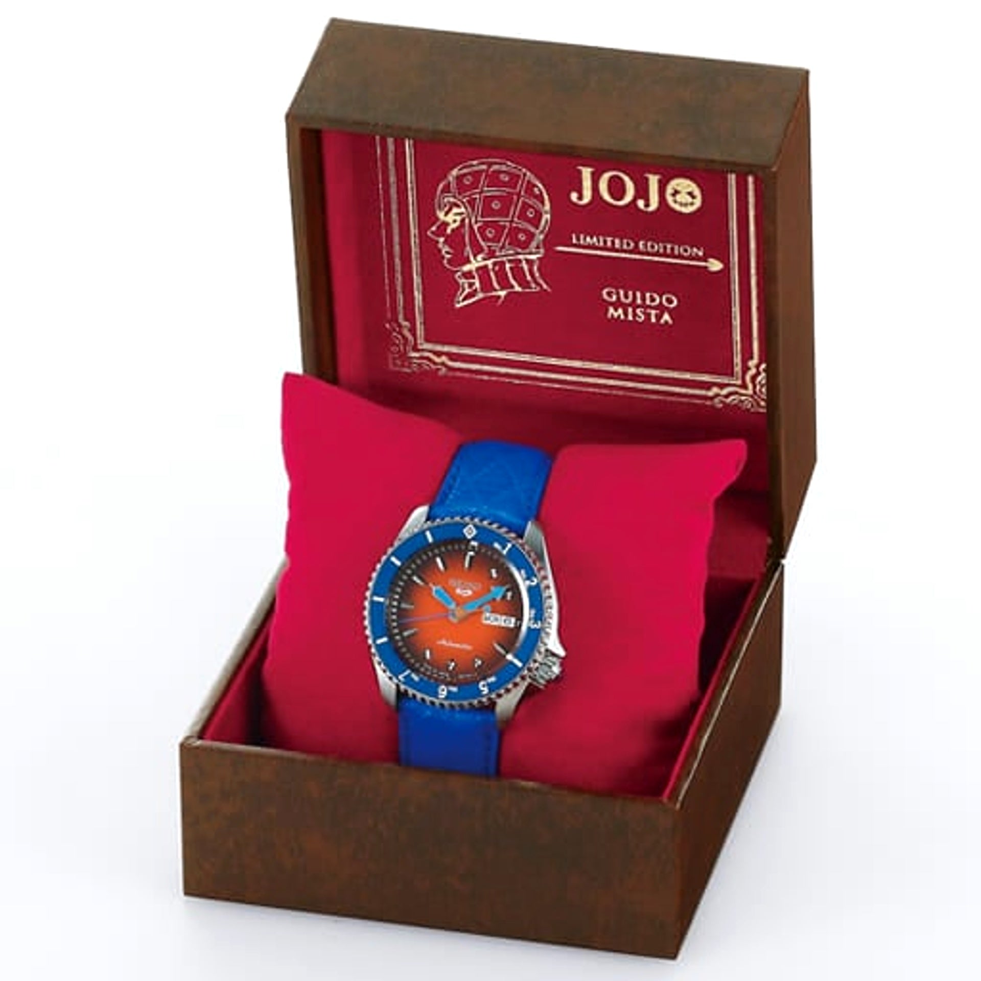 JoJo's Bizarre Adventure Golden Wind Guido Mista Wristwatch SBSA031 Seiko Collaboration [USED]