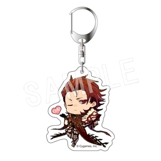 Granblue Fantasy Percival Fortune Acrylic Keychain Chu Series Keychains [USED]