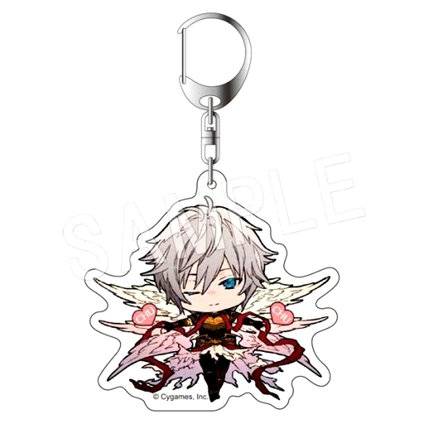 Lucifer Granblue Fantasy Fortune Acrylic Keychain Chu Series [USED]