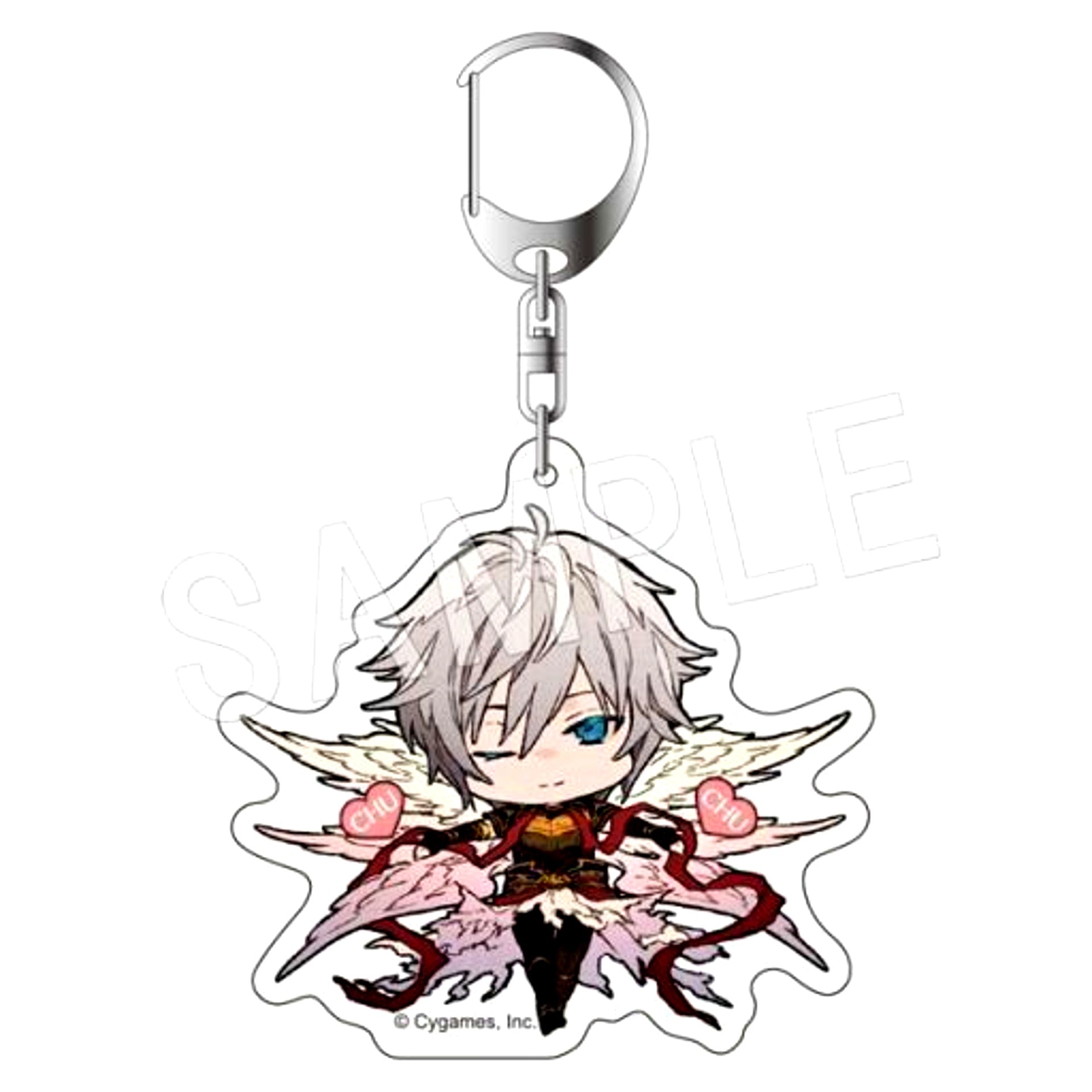 Lucifer Granblue Fantasy Fortune Acrylic Keychain Chu Series [USED]