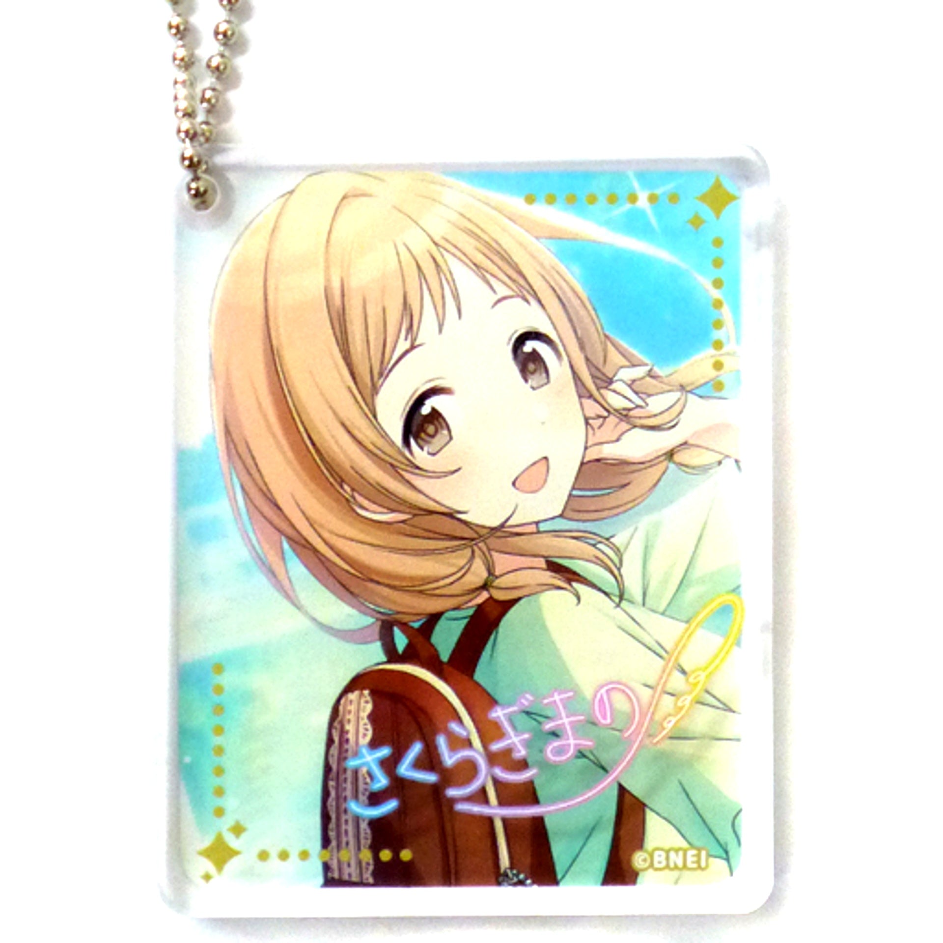 Mano Sakuragi The Idolm@ster Shiny Colors x animatecafe CoLotta Trading Acrylic Plate Keychain [USED]