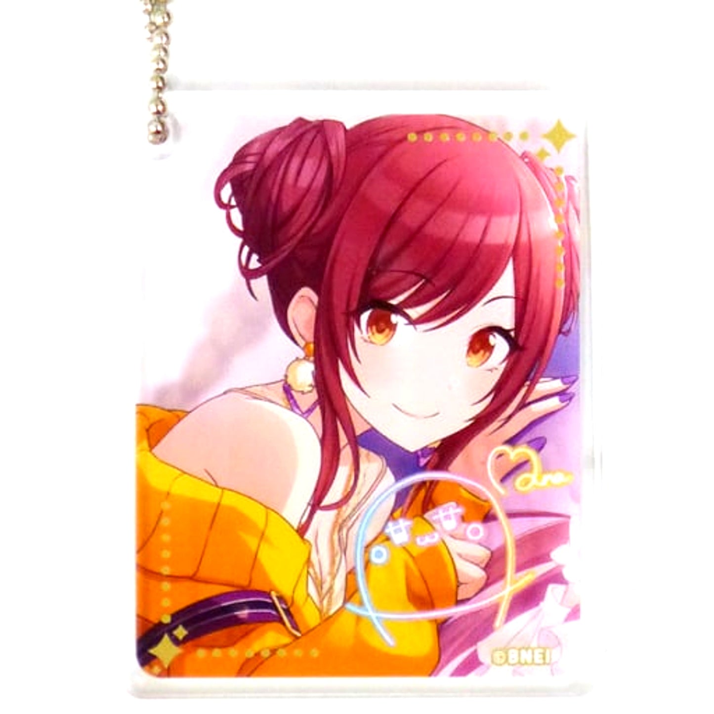 Amana Osaki The Idolm@ster Shiny Colors x animatecafe CoLotta Trading Acrylic Plate Keychain [USED]