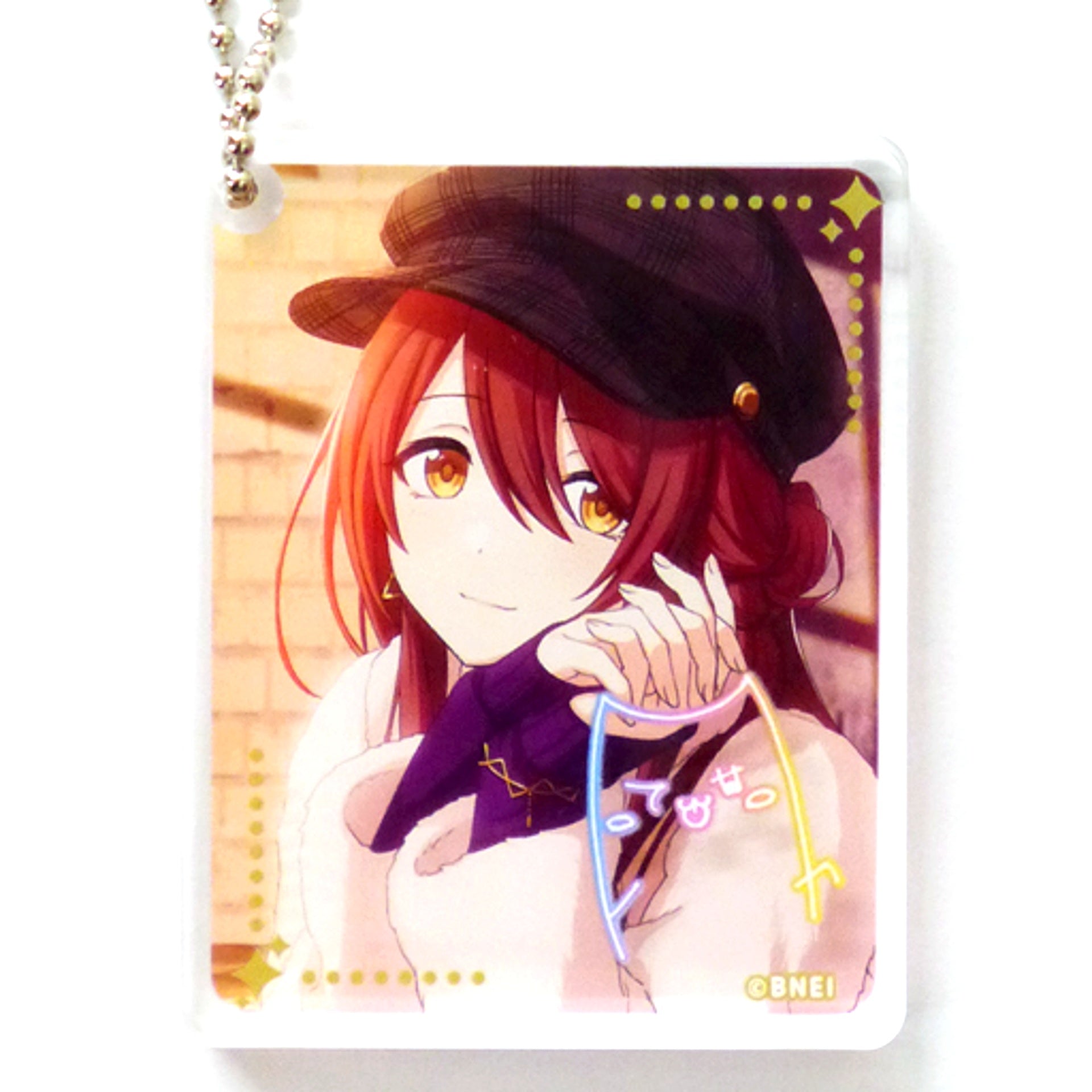 Tenka Osaki The Idolm@ster Shiny Colors x animatecafe CoLotta Trading Acrylic Plate Keychain [USED]