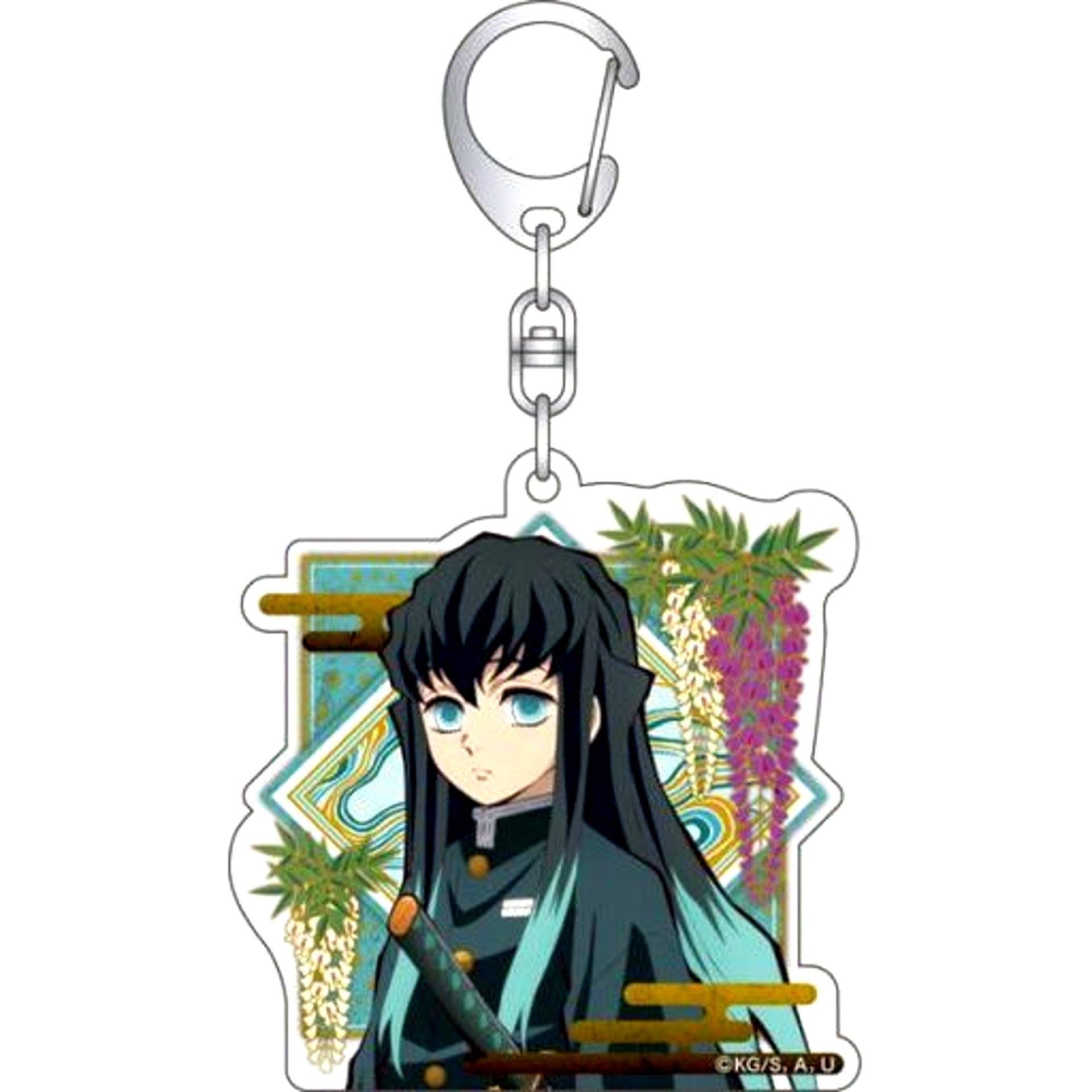 Muichiro Tokito Demon Slayer Kimetsu no Yaiba Acrylic Keychain [USED]
