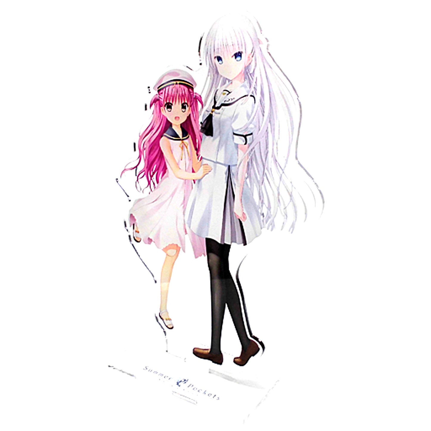 Shiroha Naruse & Umi Kato Summer Pockets Acrylic Stand character1 Street 2019 Goods [USED]