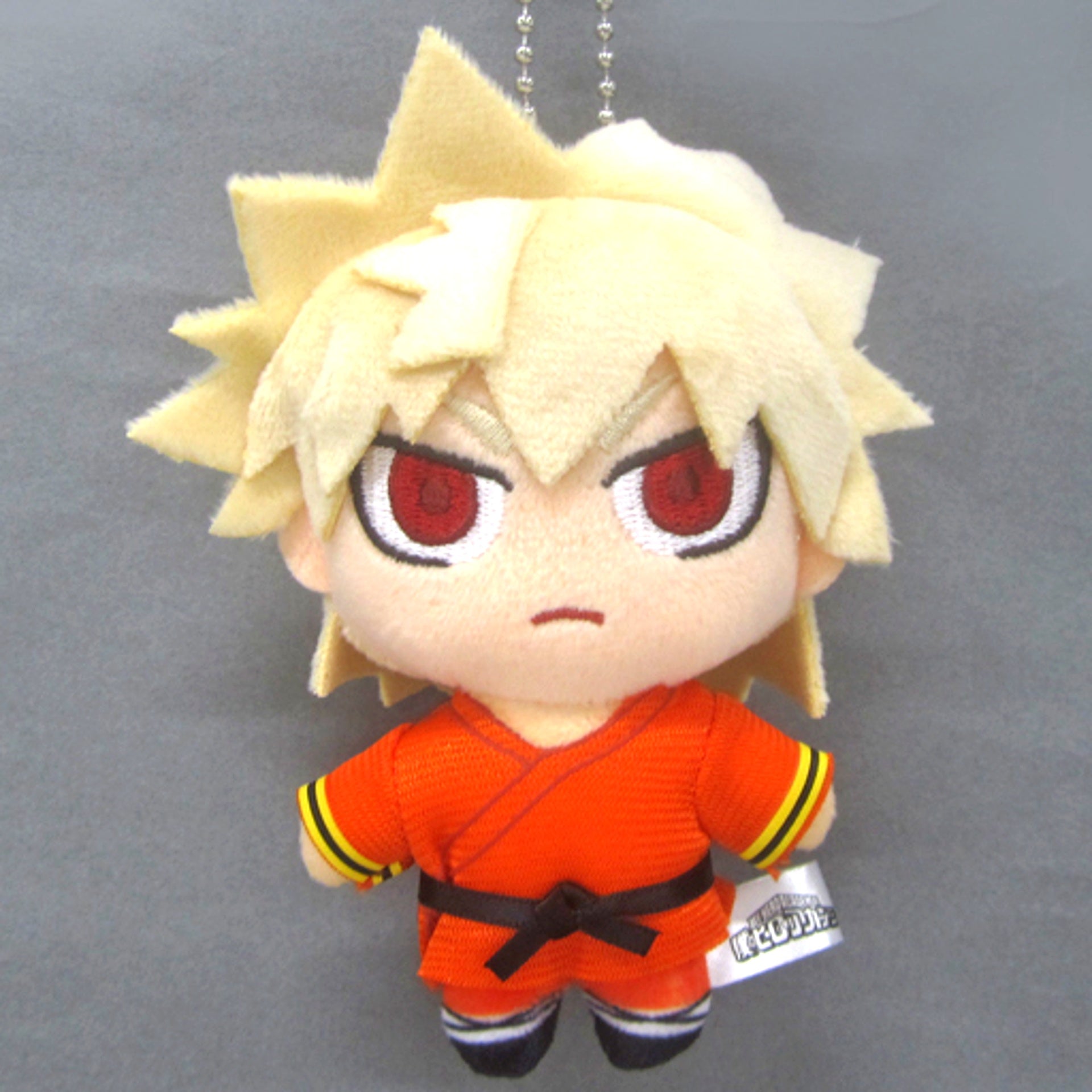 Katsuki Bakugo Kung Fu Costume My Hero Academia Plush with Ball Chain [USED]