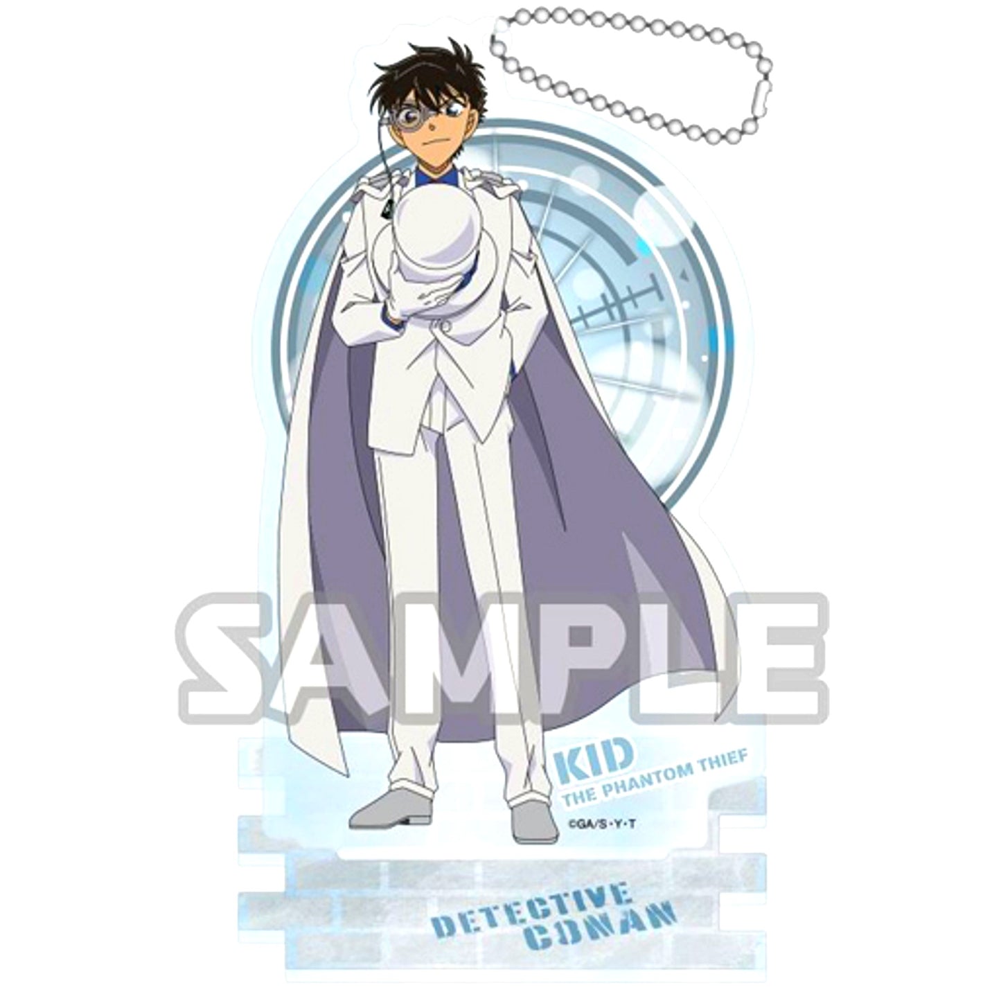Kaito Kid Detective Conan Runner Race to the Truth Conductor Acrylic Stand Keychain [USED]
